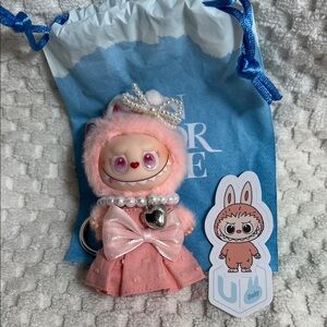Pop Mart The Monsters Labubu Pin for Love Custom Mokoko “Q”